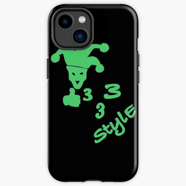 Bladee Drain Gang 333 style hero of my story logo iPhone Tough Case RB1807 product Offical bladee Merch