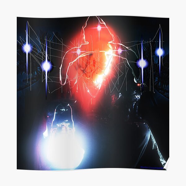 Red Light HQ bladee album cover Poster RB1807 product Offical bladee Merch
