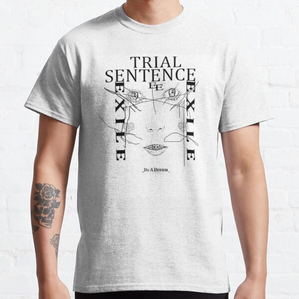 Bladee Drain Gang Trial Sentence logo Classic T-Shirt RB1807 product Offical bladee Merch