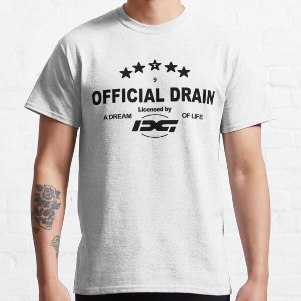 Bladee Drain Gang OFFICIAL DRAIN logo Classic T-Shirt RB1807 product Offical bladee Merch