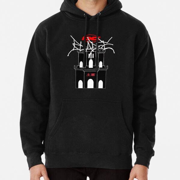 Bladee Drain Gang Red Light Castle logo Pullover Hoodie RB1807 product Offical bladee Merch