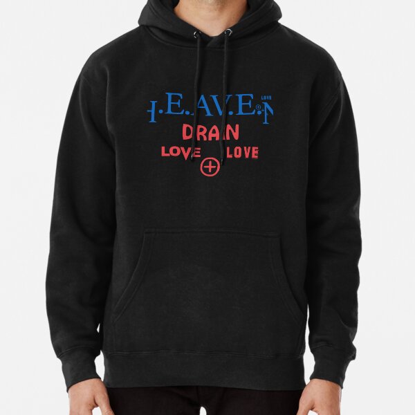 Bladee Drain Gang D9 Love logo Pullover Hoodie RB1807 product Offical bladee Merch