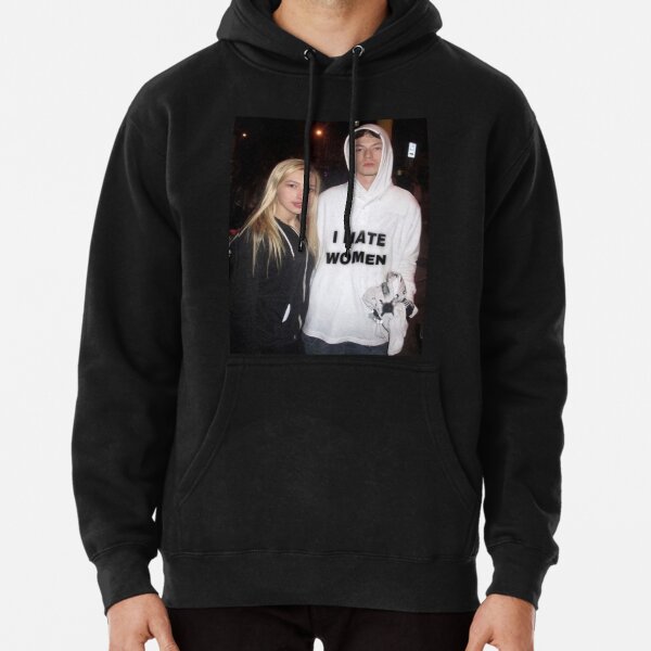 Bladee I Hate Women Pullover Hoodie RB1807 product Offical bladee Merch