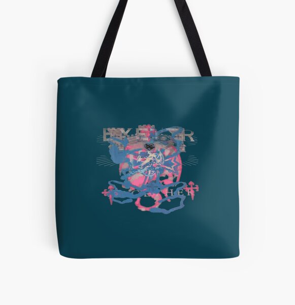 Bladee Drain Gang Exeter Castle logo   All Over Print Tote Bag RB1807 product Offical bladee Merch
