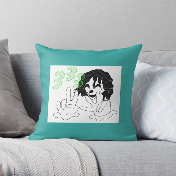 Bladee 333   Throw Pillow RB1807 product Offical bladee Merch