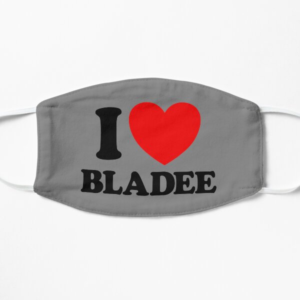 I Love Bladee Red Heart Bladee Lover I Love Bladee Gear Flat Mask RB1807 product Offical bladee Merch