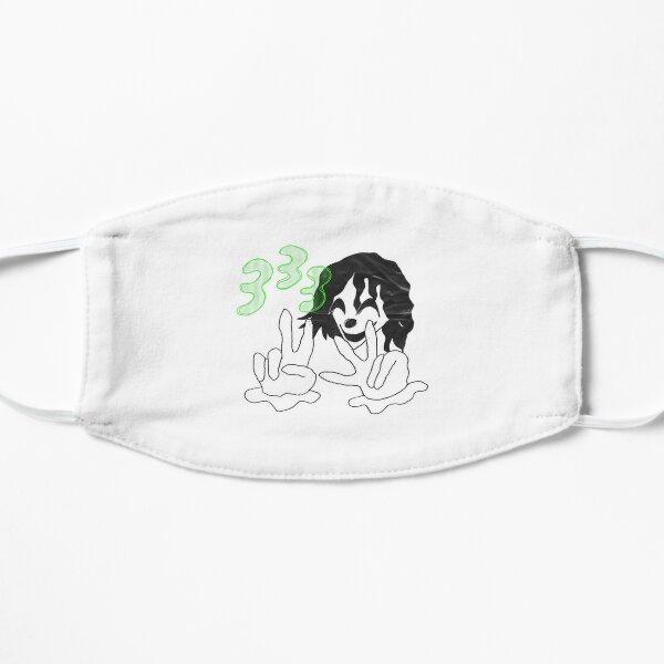 Bladee 333   Flat Mask RB1807 product Offical bladee Merch